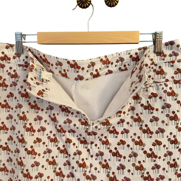 Lady Hagen Etiquette Skort Sz 12 Blossom Print Golf Skirt 17” NWT - Picture 10 of 14